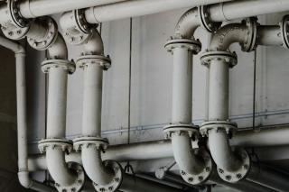Industrial looking pipes