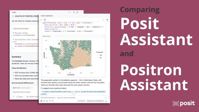 Comparing Posit Assistant and Positron Assistant